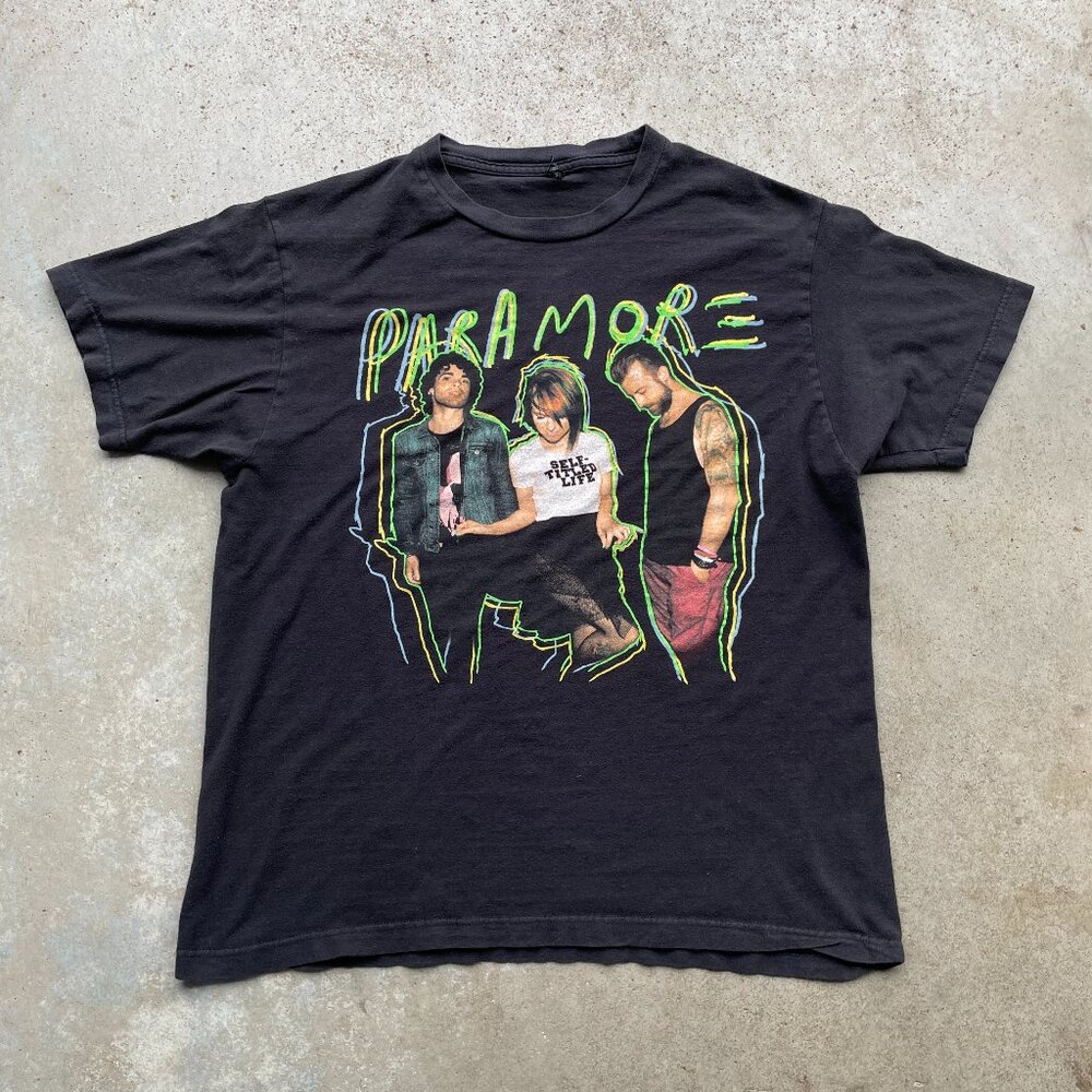 Paramore 2014 Tour T-Shirt Monumentour Men’s Large Tultex Music Tee